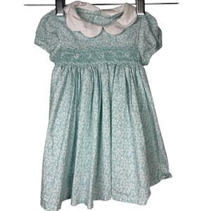 EDGEHILL COLLECTION Smocked Floral Dress - 6M